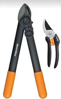 Fiskars 2 Piece Garden Shears and Pruner Set