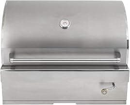 Barbeques Galore 32-inch Turbo Charcoal Built-In Stainless Steel BBQ Grill with Charcoal Tray - 32CHARCOALG