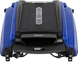 Betta SE Solar Powered Automatic Robotic Pool Surface Skimmer Cleaner with 30-Hour Continuous Cleaning Battery Power and Re-Engineered Twin Salt Chlorine Tolerant Motors (Blue)