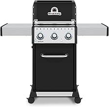 Broil King 874214 Baron 320 Pro, Liquid Propane (LP), Stainless Steel, Black