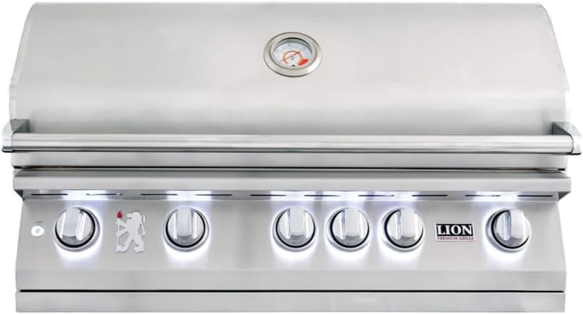 Lion L90000 40-Inch Built-in Propane Gas Grill with Rear Infrared Burner