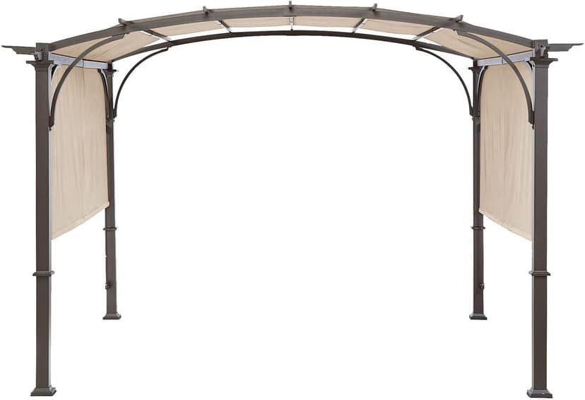 Universal Doubleton Steel Pergola Replacement Cover for Pergola Structures L-PG080PST, 85''x 208'' (Beige)