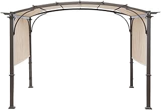 Universal Doubleton Steel Pergola Replacement Cover for Pergola Structures L-PG080PST, 85''x 208'' (Beige)