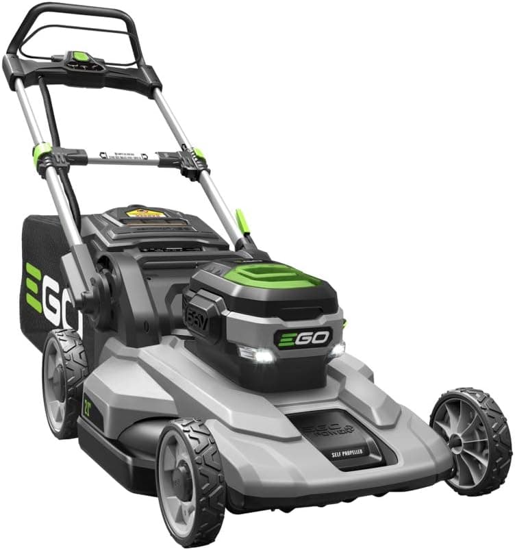 EGO Power+ LM2101 21-Inch 56-Volt Lithium-ion Cordless Lawn Mower 5.0Ah Battery and Rapid Charger Included