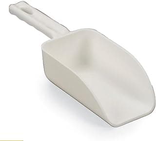 Remco 6400X Color-Coded Plastic Hand Scoop - BPA-Free, Food-Safe Scooper, Commercial Grade Utensils, Restaurant and Food Service Supplies, Large 32 Ounce Size, White