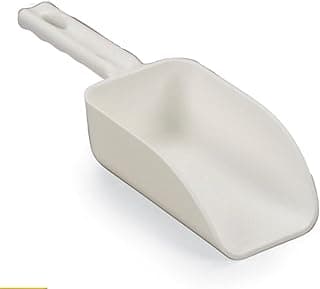 Remco 6400X Color-Coded Plastic Hand Scoop - BPA-Free, Food-Safe Scooper, Commercial Grade Utensils, Restaurant and Food Service Supplies, Large 32 Ounce Size, White
