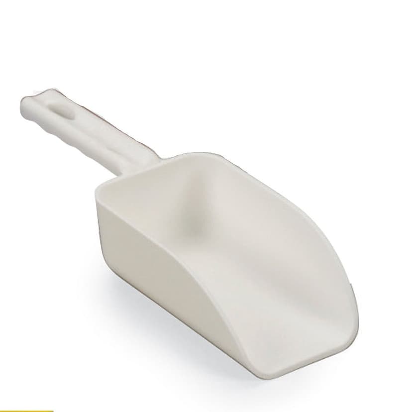 Remco 6400X Color-Coded Plastic Hand Scoop - BPA-Free, Food-Safe Scooper, Commercial Grade Utensils, Restaurant and Food Service Supplies, Large 32 Ounce Size, White