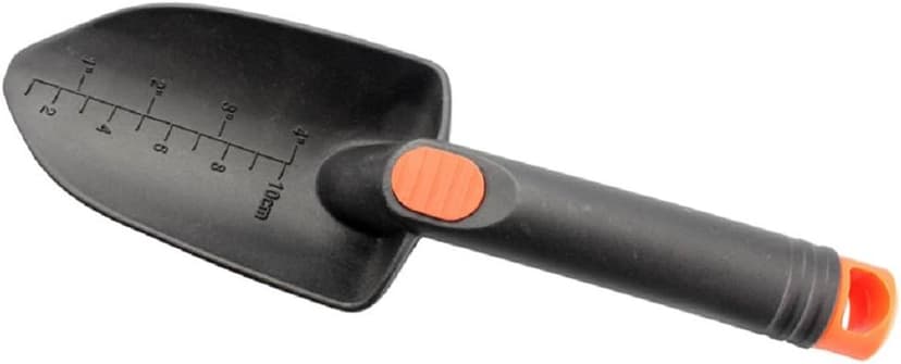 Metal Detecting and Treasure Hunting Tool Kit #2 Black Sand Scoop, Hand Trowel, Super Scooper, and Brass Probe