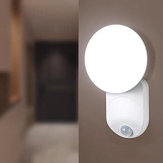 Rechargeable Motion Sensor Wall Light with Remote - Magnetic Wireless Closet Lights with Adjustable Lighting & Angle, Battery Operated Motion Sensor Light for Closet Pantry Garage Shed Stairs Hallway