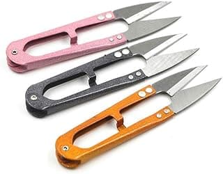 3 Pack 4.1Inch Bonsai Pruning Scissors, Bud And Leaves Trimmer Yarn Thread Cutter Snips Trimming Supplies, Garden Plants, Gardening Clippers Flower, Stainless Steel Pruners Trimmers