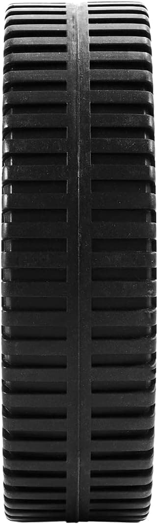 G437-0037-W1 Grill Wheels Replacement Parts for Charbroil Gas2coal 463344015 463436215 463347017 463343015 463376017 463432215 Kenmore 415.16123801 - Plastic Black 7 Inch BBQ Wheels 2PCS