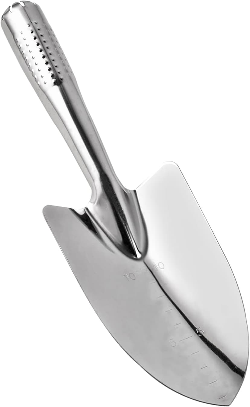 Garden Shovel Hand Trowel, Stainless Steel Gardening Hand Tools, Spade Shovel for Planting, Transplanting, Weeding, Digging