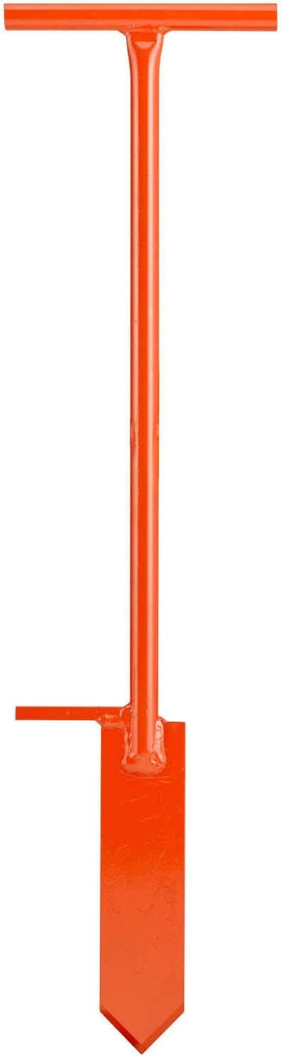 Jim-Gem Speedy Dibble Tree Planting Bar Tool | Beveled Arrow Point | Light Weight | Fast & Easy Planting | for Variety of Soils | 3”W x 11-7/8”L x 3/8” Thick | Total Length 35-7/8”