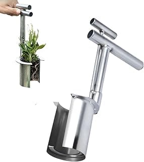 Bulb Planter Tool, 2025 Upgrade Gardening Bulb Transplanter, Plant and Fruit Tree Seedling Transplanter, Heavy Duty Stainless Steel Seed Planting Tools for Digging Holes Sowing Plant Bulb (1PC)