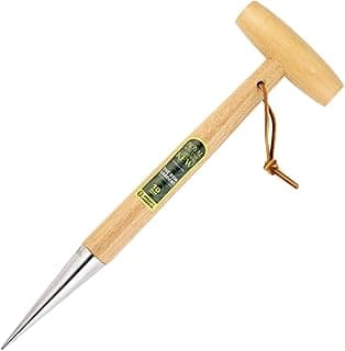 Spear & Jackson 3120KEW Kew Gardens Collection Stainless Steel Long Handle Dibber, Blue