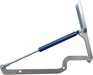 Lid Support Hinge for Keter Deck Box Replacement Parts Lid Stay with Soft Close Hydraulic Hinge Support, Silvery, RENGCHONG-JL24522