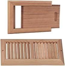 The Sauna Place Cedar Sauna Air Ventilation Set for Saunas. Includes Cedar Grill and Adjustable Vent - Sauna Accessories