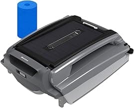 Betta SE Plus – Solar-Powered Robotic Pool Skimmer with Dual Charging Options, 24/7 Continuous Cleaning BatteryPower, Anti-Stuck Foam Noodle, and Shallow Water Safeguard