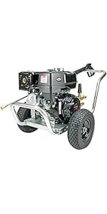 SIMPSON Cleaning MS61222-S MegaShot 3100 PSI Gas Pressure Washer, 2.3 GPM, CRX165 Engine, Includes Spray Gun, Extension Wand, On-Board Soap Tank, 4 QC Nozzles, 25-ft. Hyflex Hose, 49-State