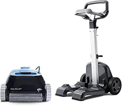 Dolphin Nautilus CC Automatic Robotic Pool Vacuum Cleaner, Always Cleaning, Never Charging, Includes Caddy for Easy Transport and Storage, Ideal for In-Ground Pools up to 33 FT in Length