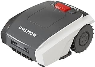 Robot Lawn Mower with GPS Navigation & 200m Boundary Wire, Mows Up to 1000qm per Day, Mowing Map & Schedule, Grid Shaped Mowing Path, Custom Mowing, GPS Anti-Theft, IPX5