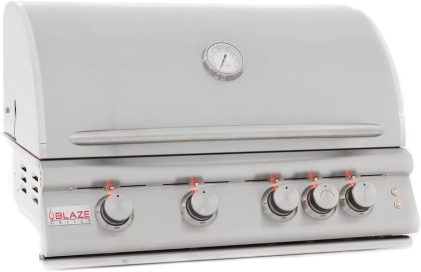 Blaze LTE 32-Inch 4-Burner Built-In Natural Or Propane Gas Grill With Rear Infrared Burner & Grill Lights - BLZ-4LTE-NG Or BLZ-4LTE-LP - (32" Propane)