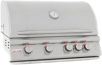 Blaze LTE 32-Inch 4-Burner Built-In Natural Or Propane Gas Grill With Rear Infrared Burner & Grill Lights - BLZ-4LTE-NG Or BLZ-4LTE-LP - (32" Propane)