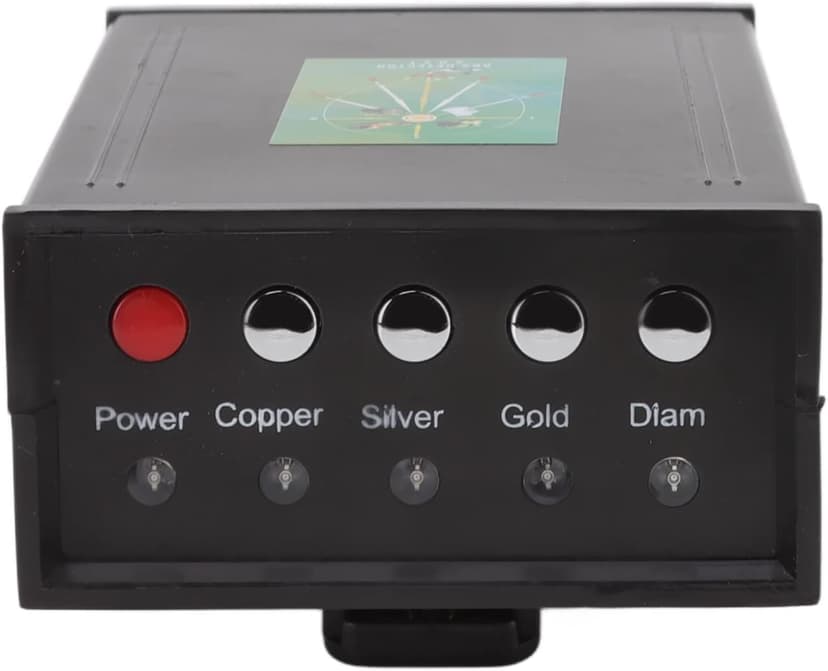 Metal Detector, 1200M Range 25M Depth Professional Underground Metal Scanner High Accuracy Gold Silver Copper Diamond Locator with 2 Antenna and Headphones for Treasure Hunting (Black)