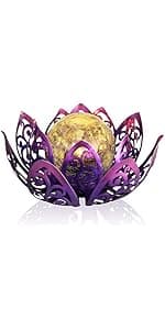 Solar Buddha Statue Outdoor Lights - Waterproof Garden Statue with Lotus, Meditation Zen Spiritual Room Decor for Yard, Patio, Buddha Statue for Home Garden Decor Indoor