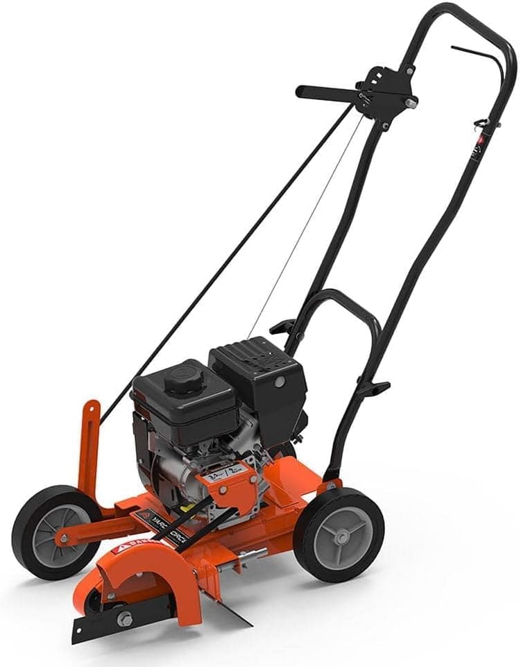 Yard Force YF7302 79cc 4-Cycle Gas Powered Edger with 9” Heavy-Duty Steel Blade, Adjustable Depth Lever and Folding Handle