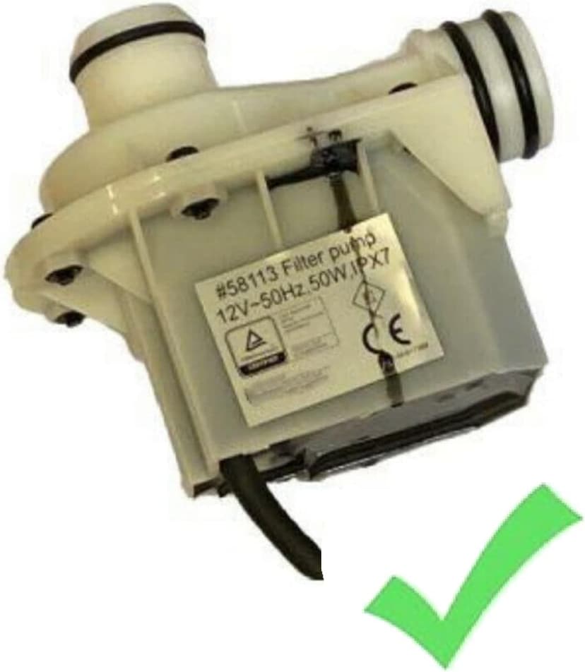 P4071 58113 Hot Tub Water Pump E02 Repair Kit for Coleman SaluSpa Lay-Z-Spa (w/Impeller & Shafts)
