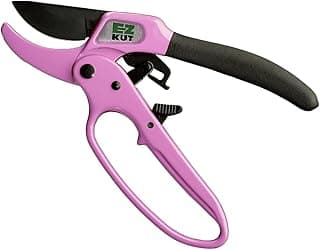 EZ Kut Heavy Duty Pruners Ratchet Hand Pruner with Ratcheting Action Great Garden Hand Tool Clippers Gardening pruners arthritis tools Ratcheting Anvil Hand Pruner Pruning Shears Heavy Duty Since 1988