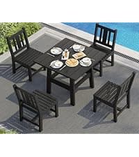 AMERLIFE 10x12 Solid Wood Gazebo, Hardtop Gazebo with Solid Spruce Frame and Aluminum Double Roof, Outdoor Pergola for Parties, Backyard, Patio, Lawns, Black + Natura Wood