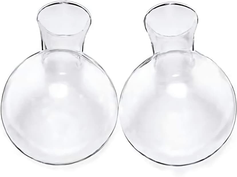 Kingbuy Bulb Forcing Vase Without Side-Hole Plant Propagation Station Air Plant Terrarium for Indoor Hydroponics Water Plants Home Office Decoration Accessories, 2 Pack