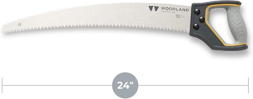 Woodland Tools Co. D-Handle Pruning Saw - Durable Gardening Saw with Ergonomic Grip for Branch Trimming and Deadwood Cutting