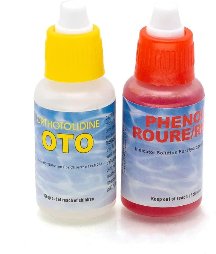 WWD POOL Swimming Pool Spa Water Chemical Test Kit for Chlorine and Ph Test (2 Way Test Kit)