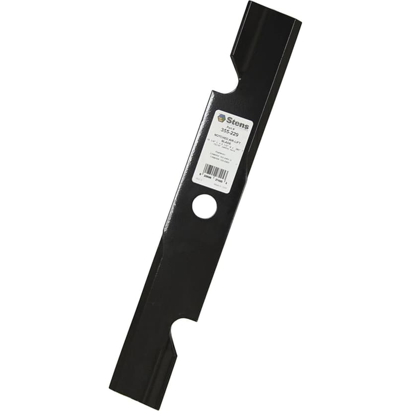 Stens New Notched Air-Lift Blade 355-229 Compatible with Exmark Metro, Turf Tracer and Vantage, Serial No. 510,000 and Higher, Requires 3 for 48' Deck 103-6381, 103-6381-S, 103-6391, 103-6391-S