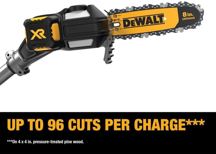 DEWALT DCKO86M1 20V MAX* Cordless Pole Saw and Pole Hedge Trimmer Combo Kit