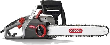 Oregon CS1500 18-inch 15 Amp Self-Sharpening Corded Electric Chainsaw, with Integrated Self-Sharpening System (PowerSharp), 2-Year Warranty, 120V, Grey, Black