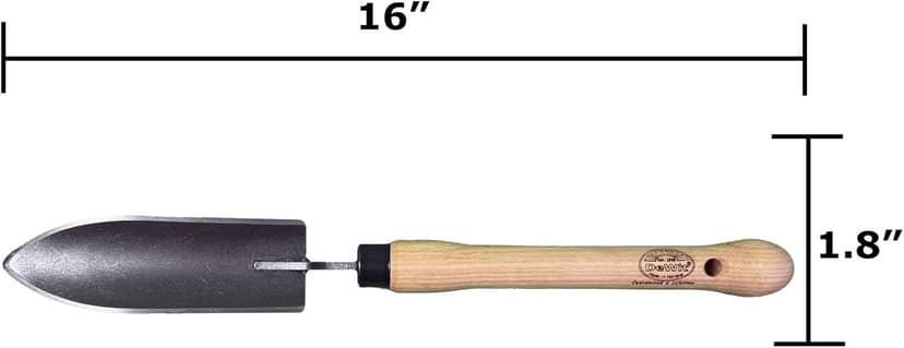 Heavy-Duty Narrow Blade Transplanter with Extended Handle