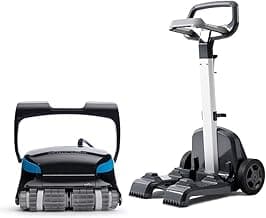 Dolphin Nautilus CC Supreme Wi-Fi Automatic Robotic Pool Vacuum Cleaner Includes Caddy, Easy to Transport and Store, Ideal for In-Ground Pools up to 50 FT in Length