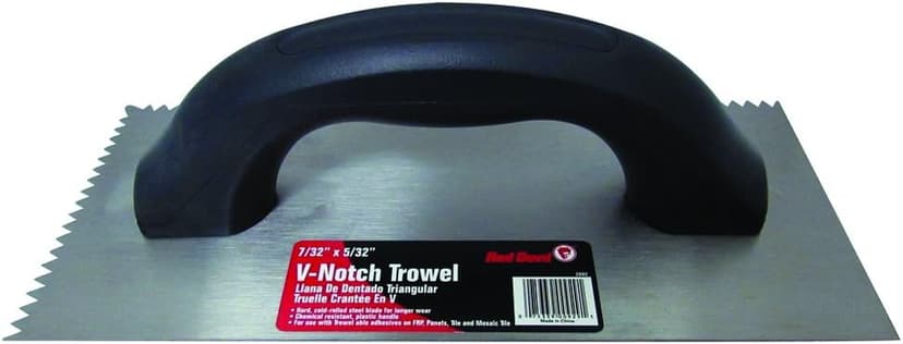 Red Devil 2092 7/32 inch x 5/32 inch V Notch Trowel