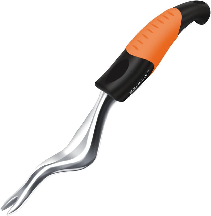 SZHLUX Hand Weeder Tool, Premium Weed Puller Tool for Garden, Gardening Hand Tool with Ergonomic Handle (Orange)