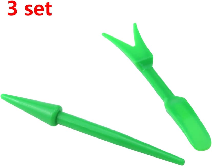 Antrader Mini Garden Hand Succulent Transplanting Tools for Indoor Gardening Plant Care, Set of 6, Green