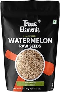 True Elements Tyzek True Elements Watermelon Seeds 250G - High In Protein | Raw Watermelon Seeds For Eating | Magaj Seeds | Non - Gmo | Raw Seeds | Nutrients Rich | Source Of Antioxidants