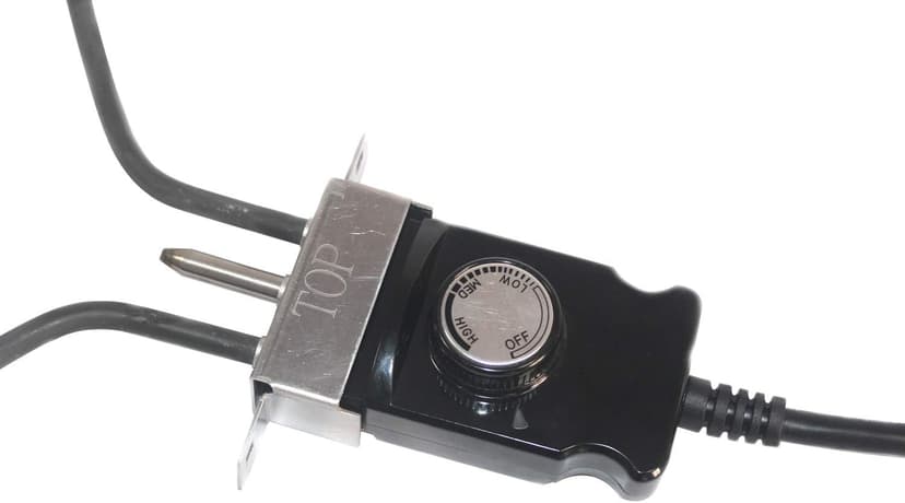 Unifit 120V AC 15A Electric Smoker/Grill Analog Adjustable Temperature Controller Heating Element Replacement Kits up to 1650 Watts (1 Set)