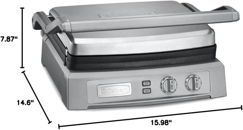 Cuisinart GR-150P1 Deluxe Electric Griddler, Stainless Steel