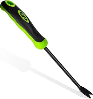 Dandelion Weed Puller Tool, Heavy Duty Weeding Tool with Ergonomic Handle Garden Weed Remover Tool for Planting, Flower and Vegetable Care in Lawn Garden Yard