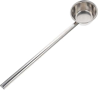 DOITOOL Long Handle Ladle - Stainless Steel Soup & Water Scoop - Multi-Purpose Canning & Garden Watering - 55x6.2 cm