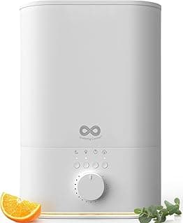 Everlasting Comfort Upgraded 6L Top Fill Humidifier Large Room & Bedroom, MAX Humidifier, Quiet Cool Mist, Easy to Clean & Fill, 60 Hour Run Time, Aromatherapy